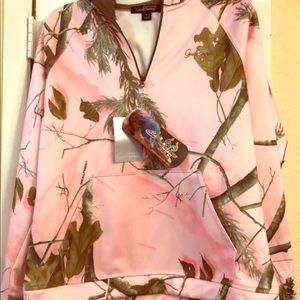 pink camo hoodie